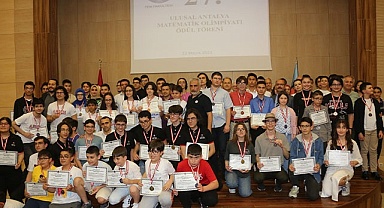 27. Ulusal Antalya Matematik Olimpiyatları sonuçları açıklandı