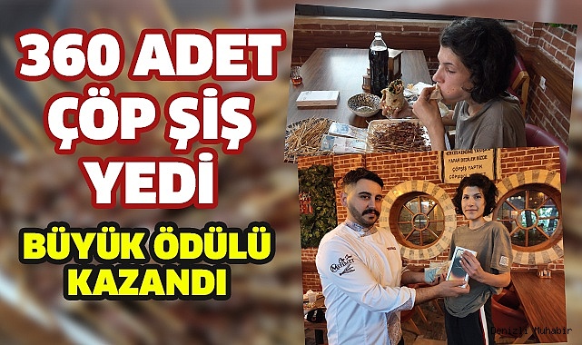 360 adet çöp şişi yedi, ödülleri kazandı