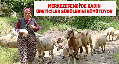 MERKEZEFENDİ'DE KADIN ÜRETİCİLER SÜRÜLERİNİ BÜYÜTÜYOR