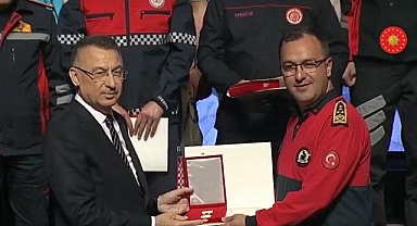Büyükşehir İtfaiyesi’ne Devlet Üstün Fedakarlık Madalyası
