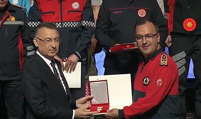 Büyükşehir İtfaiyesi’ne Devlet Üstün Fedakarlık Madalyası