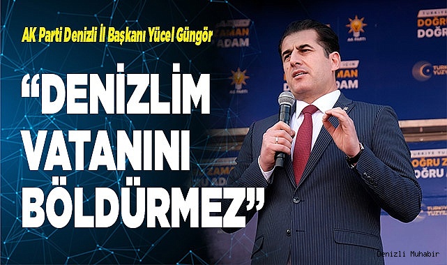 “DENİZLİM VATANINI BÖLDÜRMEZ”