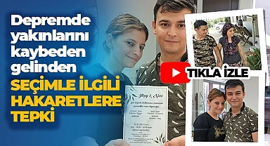 "Depremle siyaseti karıştırmayın”