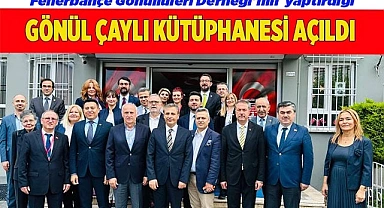 Gönül Çaylı kütüphanesi açıldı