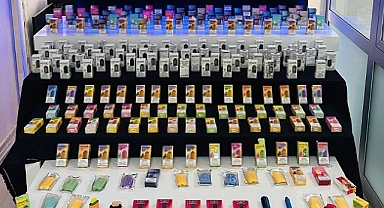 Kaçak elektronik sigaralarla yakalandılar