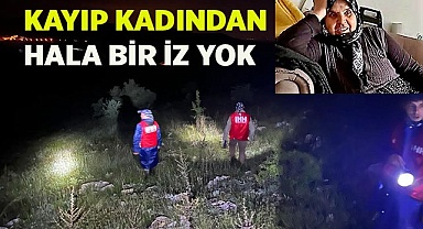 Kayıp kadın dağ taş aranıyor