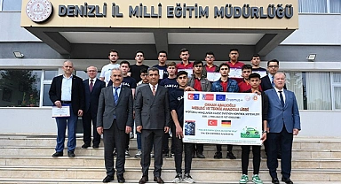 Meslek Lisesi Öğrencileri Erasmus+ Projesi ile Avrupa’da Staj Yaptı
