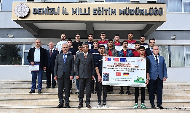 Meslek Lisesi Öğrencileri Erasmus+ Projesi ile Avrupa’da Staj Yaptı