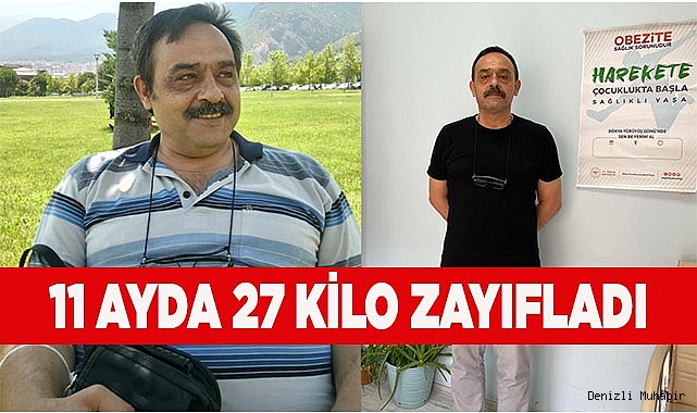 Programa uyup 11 ayda 27 kilo zayıfladı