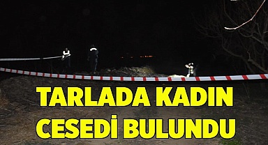 Tarlada kadın cesedi bulundu