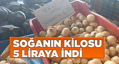 Tezgahlarda soğanın kilosu 5 liraya indi