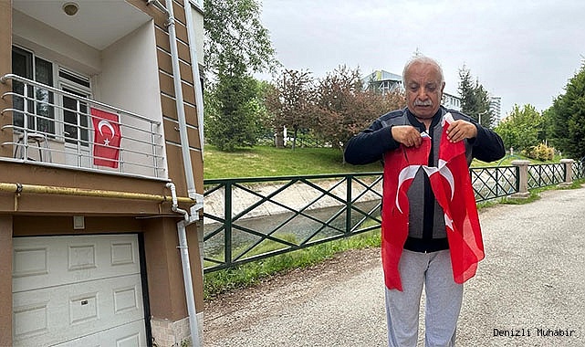 Türk bayrağına ve depremzedeye çirkin saldırı