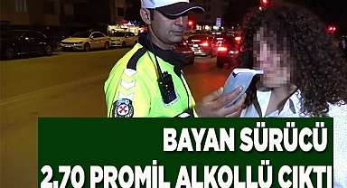 Uygulama noktasından kaçıp küfürler savuran sürücü 2,70 promil alkollü çıktı