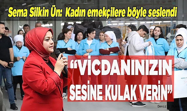 “Vicdanınızın sesine kulak verin”