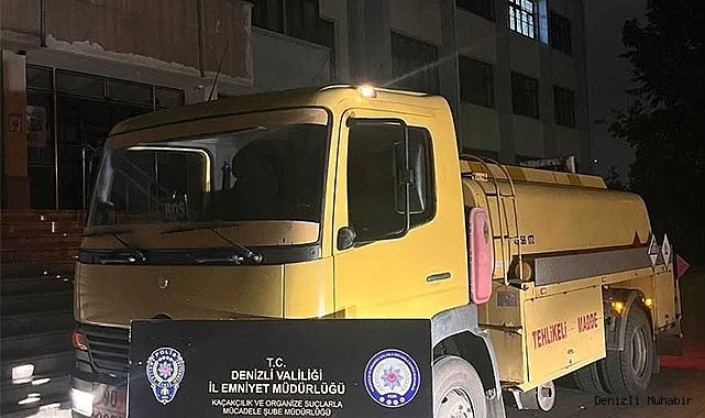 Yakıt tankerinden kaçak akaryakıt çıktı