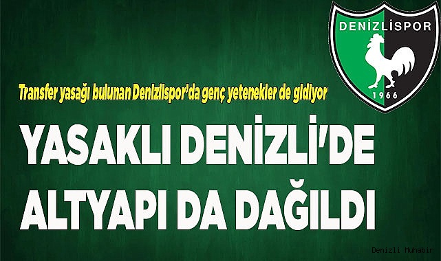 Yasaklı Denizli'de altyapı da dağıldı