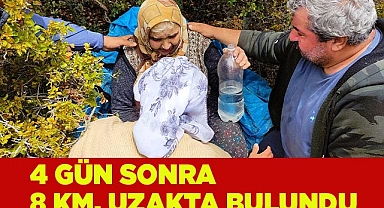 Yaşlı kadın 4 gün sonra çalıların arasında sağ olarak bulundu