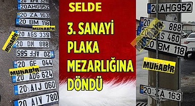 3. sanayi, plakalar ile doldu