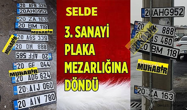 3. sanayi, plakalar ile doldu