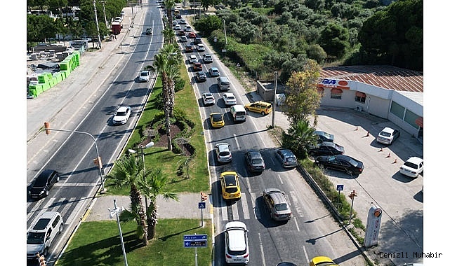 Adaya bir günde 40 binden fazla araç giriş yaptı