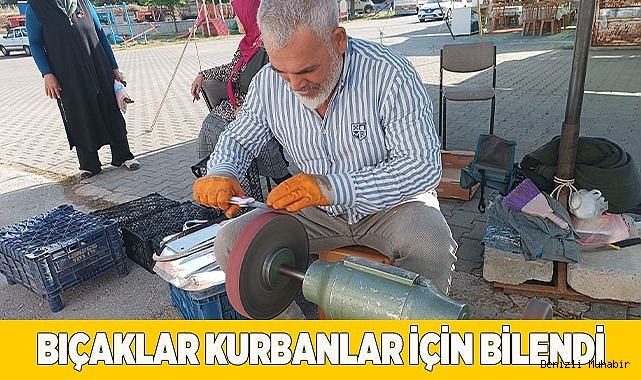 Bıçaklar kurbanlar için bilendi
