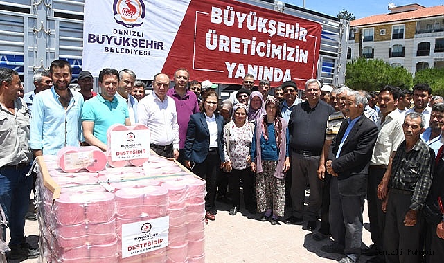 Büyükşehir’den üreticiye bir destek daha