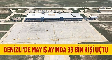 Denizli'de Mayıs ayında 39 bin kişi uçtu
