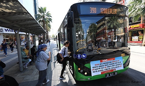 Denizli’de YKS'ye gireceklere otobüs ücretsiz