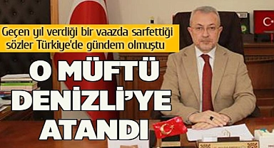 Denizli Müftüsü değişti