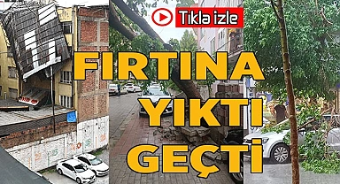 Denizli’yi fırtına vurdu
