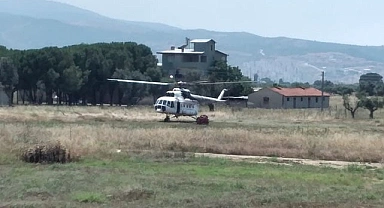 Helikopter arızalandı, acil iniş yaptı