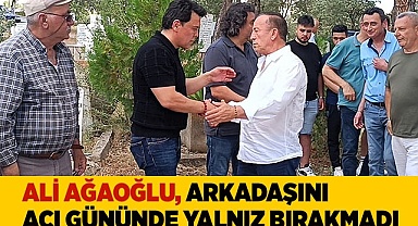 İşadamı Ali Ağaoğlu, Denizli'de cenazeye katıldı
