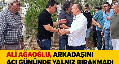 İşadamı Ali Ağaoğlu, Denizli'de cenazeye katıldı