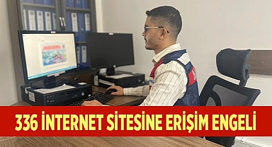 Jandarmadan 336 internet sitesine erişim engeli
