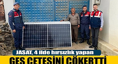JASAT, 4 ilde hırsızlık yapan GES çetesini çökertti
