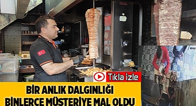 Kaşla göz arasında, dönercinin  cep telefonunu çaldılar