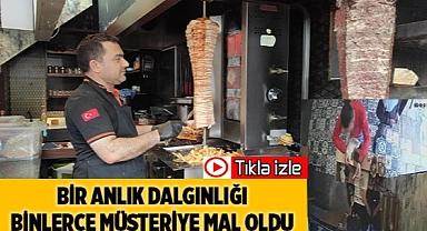 Kaşla göz arasında, dönercinin  cep telefonunu çaldılar
