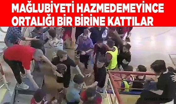 Mağlubiyeti hazmedemeyince ortalığı bir birine kattılar