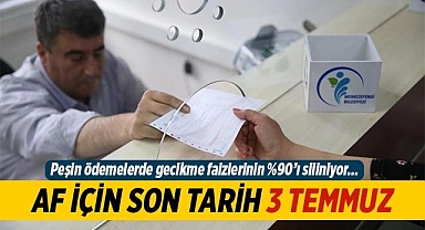 MERKEZEFENDİ’DE VERGİ AFFI BAŞVURULARI İÇİN SON GÜN 3 TEMMUZ