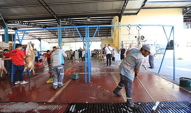 PAMUKKALE'DE KURBAN KESİM YERLERİ BELİRLENDİ