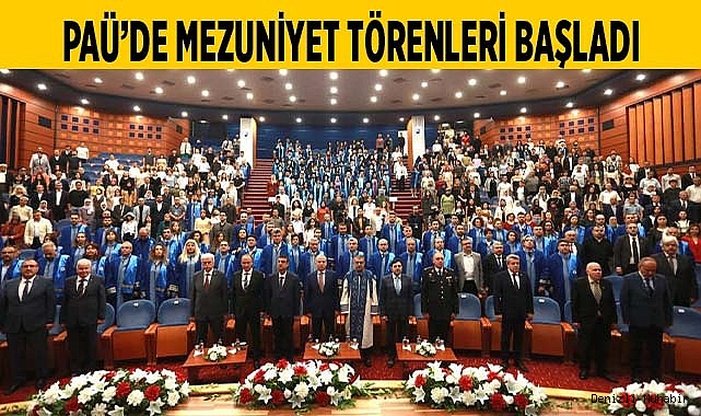 PAÜ’de Mezuniyet Törenleri Başladı
