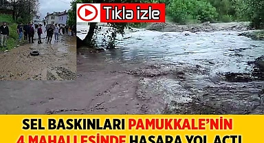 Sel baskınları hasara yol açtı