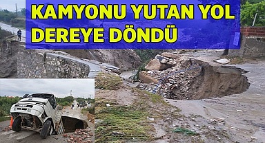 Selin ikinci defa çökerttiği yolda facia ucuz atlatıldı