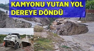 Selin ikinci defa çökerttiği yolda facia ucuz atlatıldı