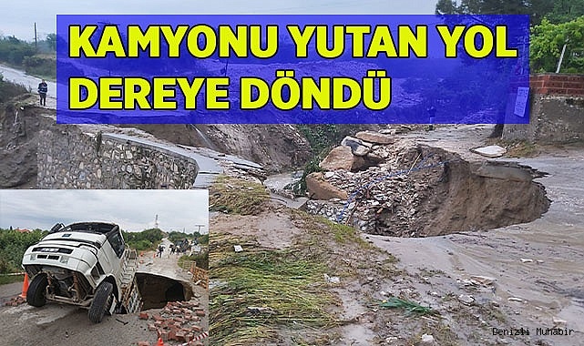 Selin ikinci defa çökerttiği yolda facia ucuz atlatıldı