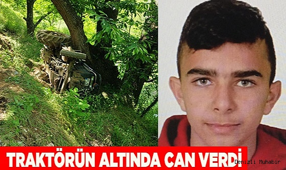Traktörün altında can verdi
