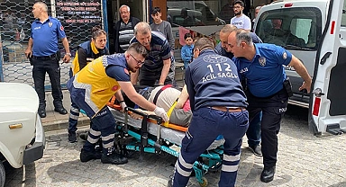 Yere düşerken başını masaya çarpan işçi hayatını kaybetti