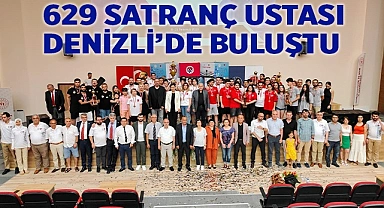 629 satranç ustası Denizli’de buluştu