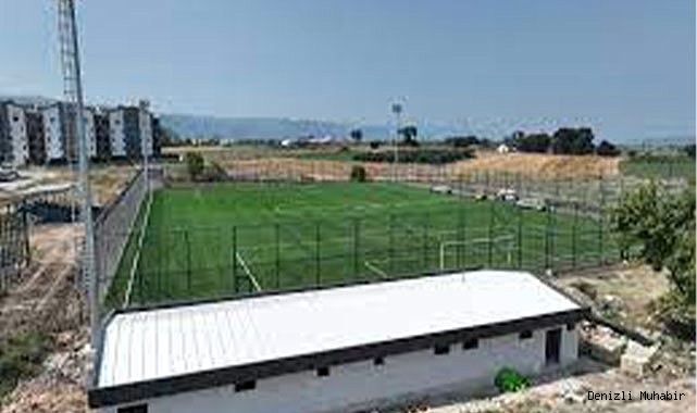 Akçalar'a futbol sahası