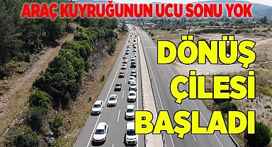 Araç kuyruğunun ucu sonu yok